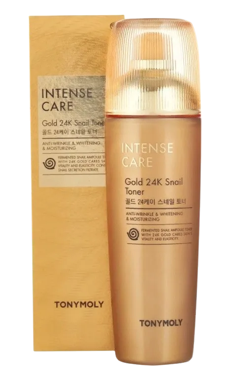 Тонер для лица с золотом (TonyMoly Intense Care Gold 24K Snail Toner 140ml)
