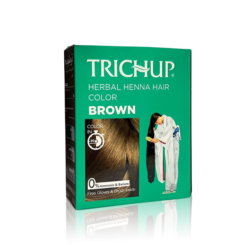 Натуральная хна Herbal Henna Hair Color BROWN  6*10gr