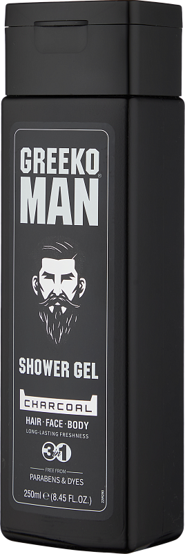 Гель для душа (Vasu Greeko Man 3in1 Shower Gel 250ml)