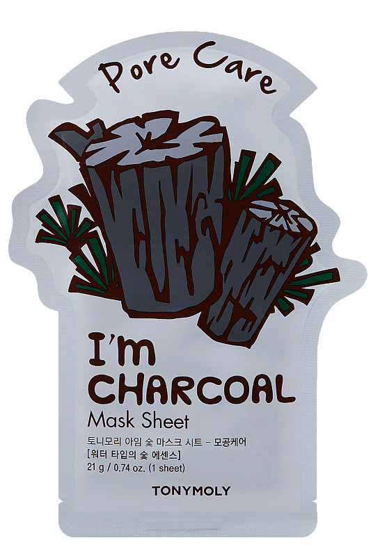 Маска для лица с углем (TONY MOLY I AM CHARCOAL MASK SHEET)