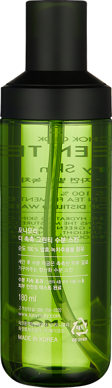 Тонер с зеленым чаем (TonyMoly THE CHOK CHOK GREEN TEA WATERY SKIN 180ml)
