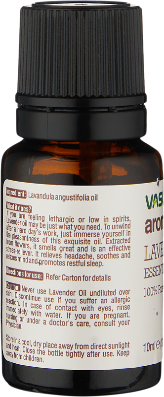 Эфирное масло Лаванды (Vasu Aromatics Lavender Essentail 10ml)