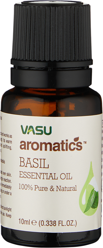Эфирное масло Базилика (Vasu Basil Essential Oil 10ml)