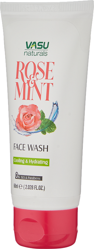 Пенка для умывания (Vasu Rose & Mint Face Wash 60ml)
