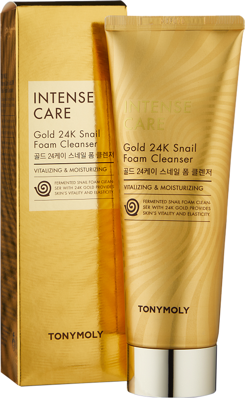 Пенка для лица (TonyMoly Intense Care Gold 24K Snail Foam Cleanser 150ml)