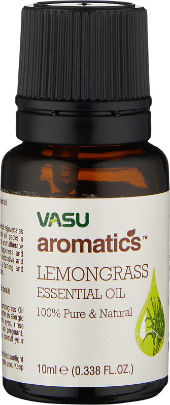 Эфирное масло Лемонграсса (Vasu Essential Oil Lemongrass 10ml)