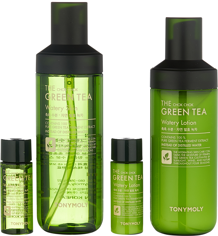 Набор для ухода за кожей (TonyMoly The Chok Chok Green tea skin care set)