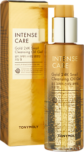 Гель для лица (TonyMoly Intense Care Gold 24K Snail Cleansing Oil Gel 190ml)