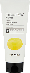 Пенка с экстрактом лимона (TonyMoly clean dew lemon foam cleanser 180ml)