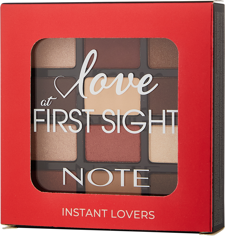 Палетка теней для век (Note Love At First Sight Eyeshadow Palette 202 1.3g x12)