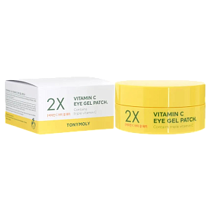 Гидрогелевые патчи для глаз с Витамином С (TonyMoly 2X VC Eye Gel Patch)