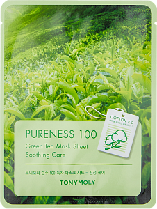 Маска с зеленым чаем (TonyMoly Pureness 100 Greentea Mask Sheet)