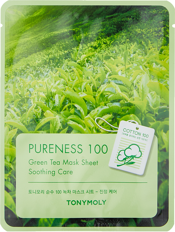 Маска с зеленым чаем (TonyMoly Pureness 100 Greentea Mask Sheet)