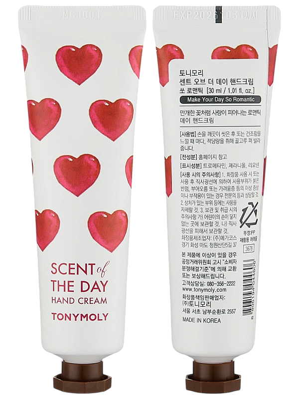 Крем для рук (TonyMoly Scent Of The Day Hand Cream So Romantic 30ml)