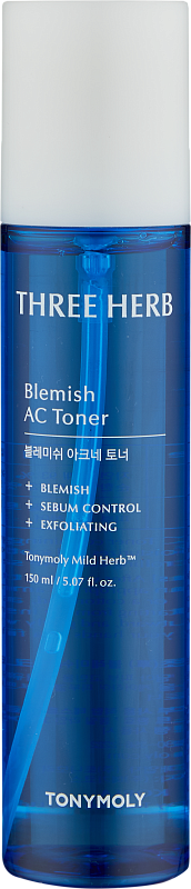 Тонер для лица (TonyMoly Three-herb Blemish AC Toner 150ml)
