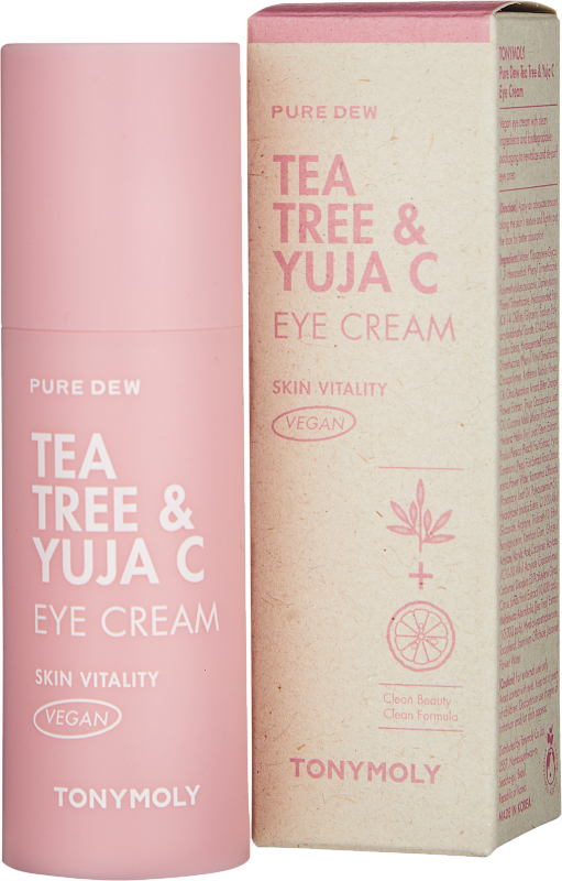 Крем для глаз (TonyMoly Pure Dew Tea Tree & Yuja C Purifying Eye Cream 30ml)
