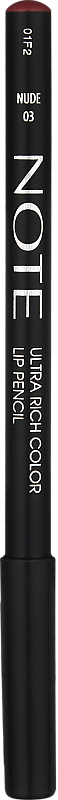 Lab uchun qalam (Note Ultra Rich Color Lip Pencil, 1.1g)