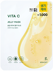 Yuz uchun jelesimon niqobi (TonyMoly Boncept vita jelly mask 23g)