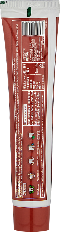 Зубная паста с Гвоздикой (Vasu Dentup Herbal Toothpaste Clove 100g)