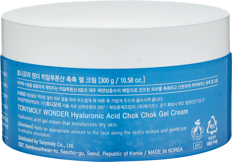 Гель-крем для лица (TonyMoly Wonder Hyaluronic Acid Chok chok gel cream)