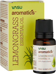 Эфирное масло Лемонграсса (Vasu Essential Oil Lemongrass 10ml)
