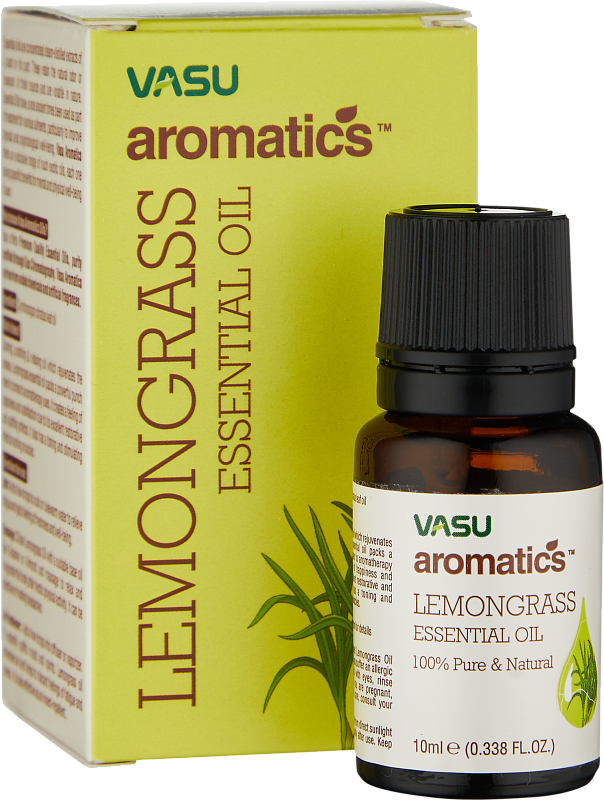 Эфирное масло Лемонграсса (Vasu Essential Oil Lemongrass 10ml)