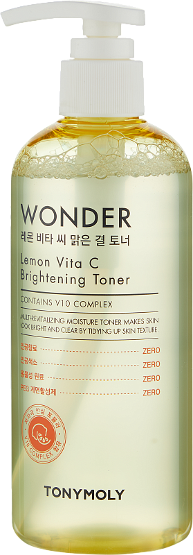 Тонер с витамином С и комплекс В10 (TonyMoly Wonder Limon Vita C and Complex V10 Brightening Toner 300ml)