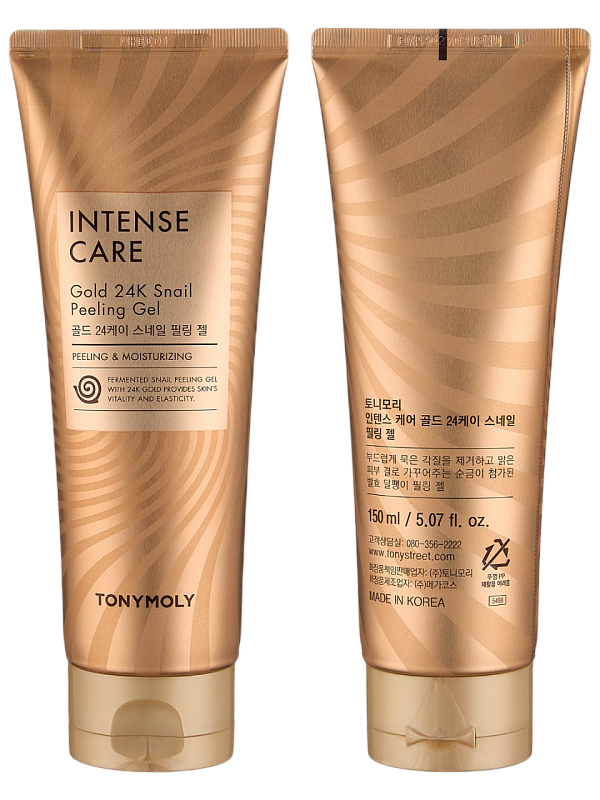 Пилинг-гель для лица (TonyMoly Intense Care Gold 24K Snail Peeling Gel 150ml)