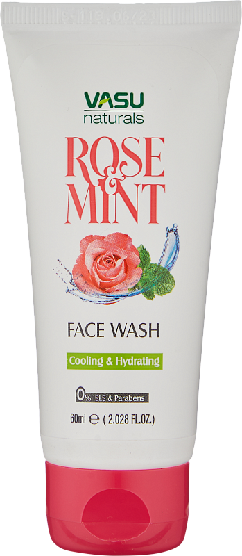 Пенка для умывания (Vasu Rose & Mint Face Wash 60ml)