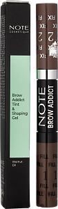 Тинт для бровей (Note Brow Addict Tint & Shaping Gel 5ml+5ml)