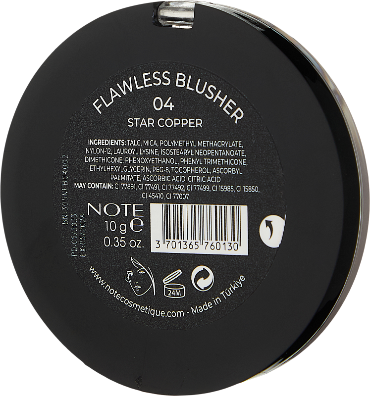 Румяна (Note Flawless Blusher 10g)