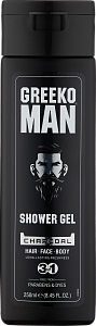 Гель для душа (Vasu Greeko Man 3in1 Shower Gel 250ml)