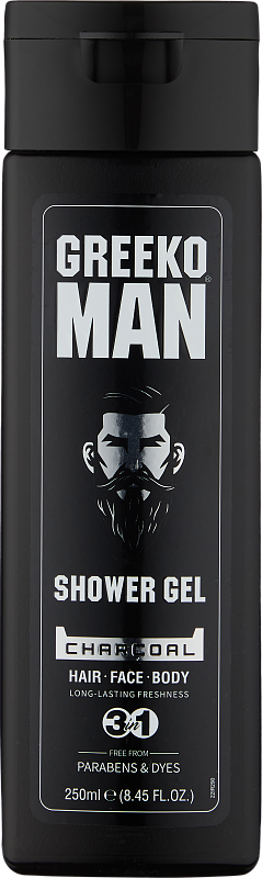 Гель для душа (Vasu Greeko Man 3in1 Shower Gel 250ml)