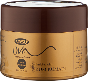 Kumkumadi yoshartiruvchi kremi (Vasu UVA Insta Glow jar) 50gm