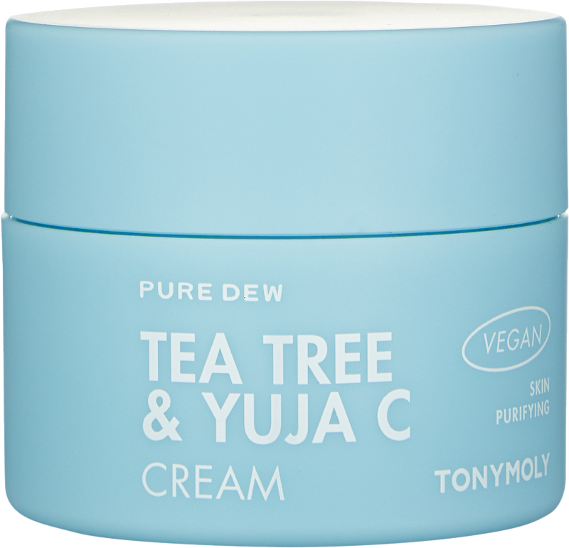 Крем с чаем и лимоном (TonyMoly Pure Dew Tea Tree & Yuja C Cream 50ml)