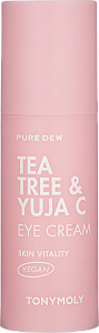 Ko‘z uchun krem (TonyMoly Pure Dew Tea Tree & Yuja C Purifying Eye Cream, 30ml)