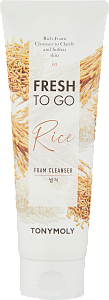 Пенка с экстрактом риса (TonyMoly FRESH TO GO RICE FOAM CLEANSER 170ml)