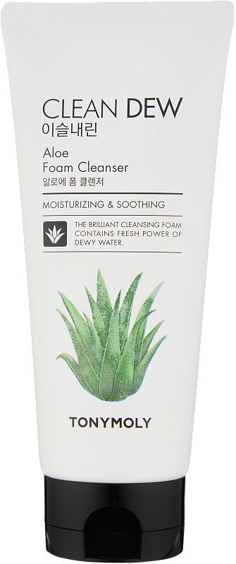 Пенка с экстрактом Алоэ (TonyMoly Clean Dew Aloe Foam Cleanser 180ml)