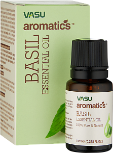 Эфирное масло Базилика (Vasu Basil Essential Oil 10ml)