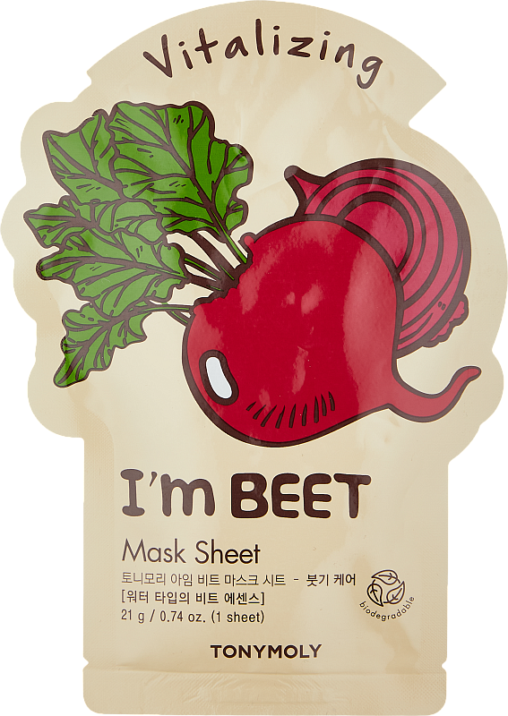 Маска с экстрактом свеклы (TonyMoly I'm Beet Mask Sheet 21g)