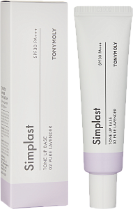 База для макияжа (TonyMoly Simplast Tone Up Base 2-02 Pure Lavender 35g)