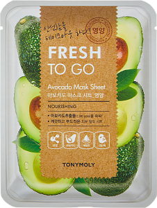 Тканевая маска с Авокадо (TonyMoly Fresh To Go Mask Sheet Avocado)