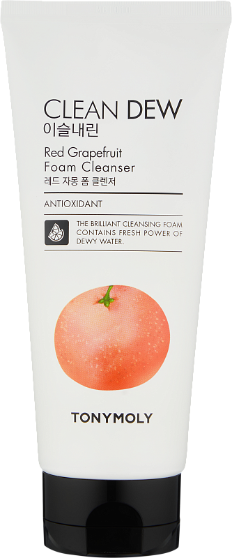 Пенка с экстрактом грейпфрута (TonyMoly clean dew red grapefruit 180ml)