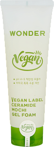 Пенка для умывания (TonyMoly Wonder Vegan Label Ceramide Mochi Gel Foam 180g)