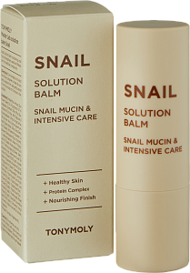 Бальзам с Муцином Улитки (TonyMoly Snail Solution Balm Mucin & Intensive Care 10g)