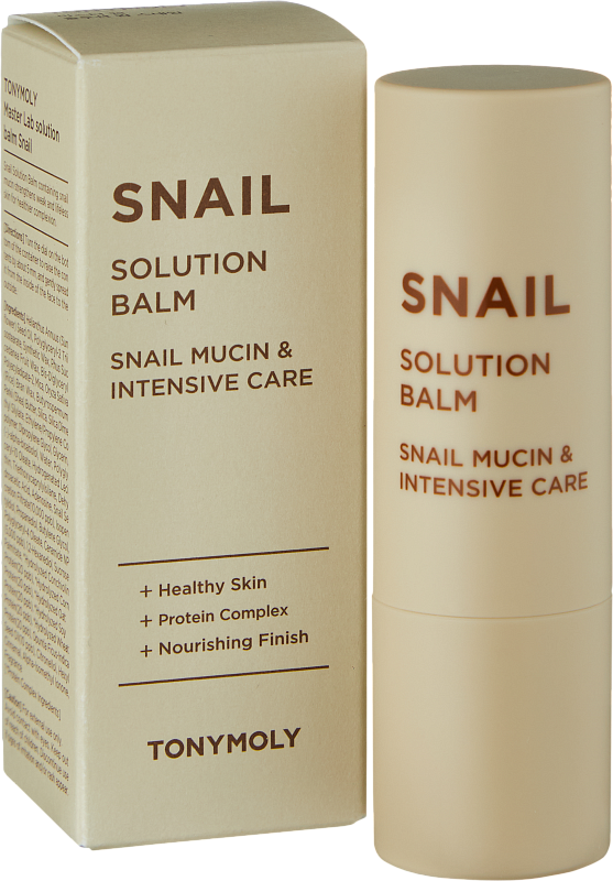 Бальзам с Муцином Улитки (TonyMoly Snail Solution Balm Mucin & Intensive Care 10g)