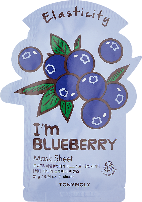 Маска с экстрактом черники (TonyMoly I'm Blueberry Mask Sheet 21g)