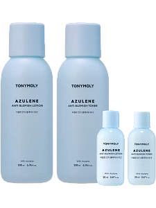 Teri parvarishi uchun to‘plam (TonyMoly Azulene Anti Blemish Skin Care Set)