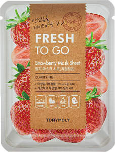 Тканевая маска с клубникой (TonyMoly Fresh To Go Strawberry Mask Sheeet)