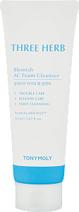 Пенка для умывания (TonyMoly Three-Herb Blemish AC Foam Cleanser 150ml)